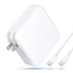 YOXYDIF Replacement MacBook Air & Pro Charger, 100W USB C Power Adapter, Compatible with MacBook Pro M2, M1, Air 13/14/15/16 Inch, iPad Pro, USB-C Devices, Fast Charging, White, 7ft Cable