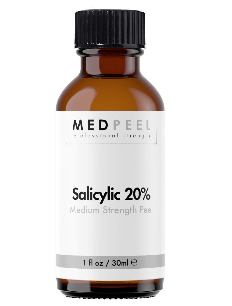 MedPeel Alpha & Beta Hydroxy Acid Essential Peel Kit, 20% Salicylic and 50% Glycolic, Includes 2 Peels, Prep and Neutralizer, Medium Strength Chemical Face Peels, 1oz/30ml (Kit of 4)