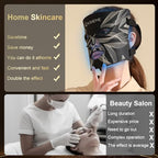 Red Light Therapy for Face, LED Face Mask Light Therapy, Red Light Therapy Mask for Acne, Wrinkles and Skin Rejuvenation, 320 LEDs, 3 Modes, 10-Min Auto Off, Eye Protection Included