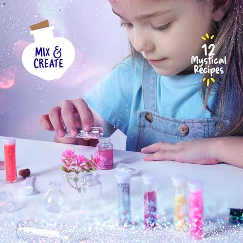 Dan&Darci Fairy Magic Potion Kit for Kids - Gifts for Girls - 6 7 8 9 10 Year Old Girl Gift - Christmas Ideas - Toys 8-10 7-8 - Arts and Crafts for Kid Ages 6-8 Years - Magical Workshop Craft Kits