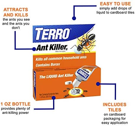 Terro T100-12 Liquid Ant Killer II, 1 oz, Pack of 2