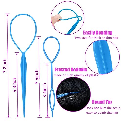 Small Hair Rubber Bands with 5 Hair Styling Tools 500 Pcs Colored Hair Elastic Baby Hair Ties Mini Hair Bands with Hair Elastic Cutter Hair Accessories Xmas Stuff for Girls Toddlers Kids