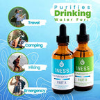 Chlorine Dioxide Kit | 2 Part Liquid Classic 1:1Set Hydrochloric Acid 4% (HCl) : Sodium Solution 28% (2oz)