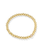 Kendra Scott Mini Elaina Stretch Bracelet in Iridescent Drusy, 14k Gold-Plated Brass, Fashion Jewelry for Women