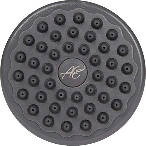 Aqua Elegante Low Water Pressure Shower Heads - Best High Pressure Boosting Wall Mount Showerhead - Indoor And Outdoor Modern Bath Spa Head, 1.8 GPM - Polished Brass & California Certified