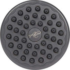 Aqua Elegante Low Water Pressure Shower Heads - Best High Pressure Boosting Wall Mount Showerhead - Indoor And Outdoor Modern Bath Spa Head, 1.8 GPM - Polished Brass & California Certified