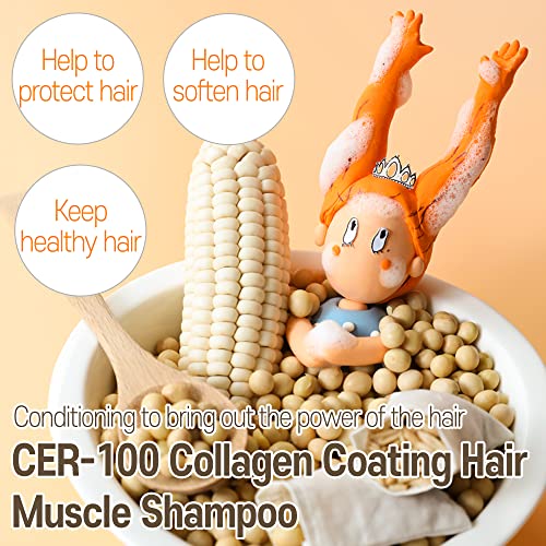 Elizavecca CER-100 Collagen Coating Hair A+ Muscle Shampoo, 16.9 fl oz