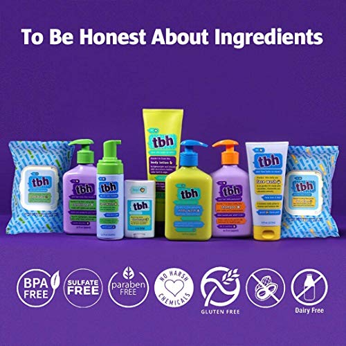 TBH Kids Spot Wash Wipes - Cleansing Face Wipes - Acne Prevention - Sulfate, Paraben Free - 30 Pack.