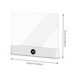 Choudao Tech LED Book Light and Night Light 2 in 1, 3 Color Temperatures & Stepless Dimming, USB Rechargeable Reading Light with Timer for Night Reading (White)