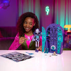 Monster High Skulltimate Secrets Doll & Accessories Set, Garden Mysteries Twyla with Reveal Closet & 19+ Tea Party Surprises Like Clothes