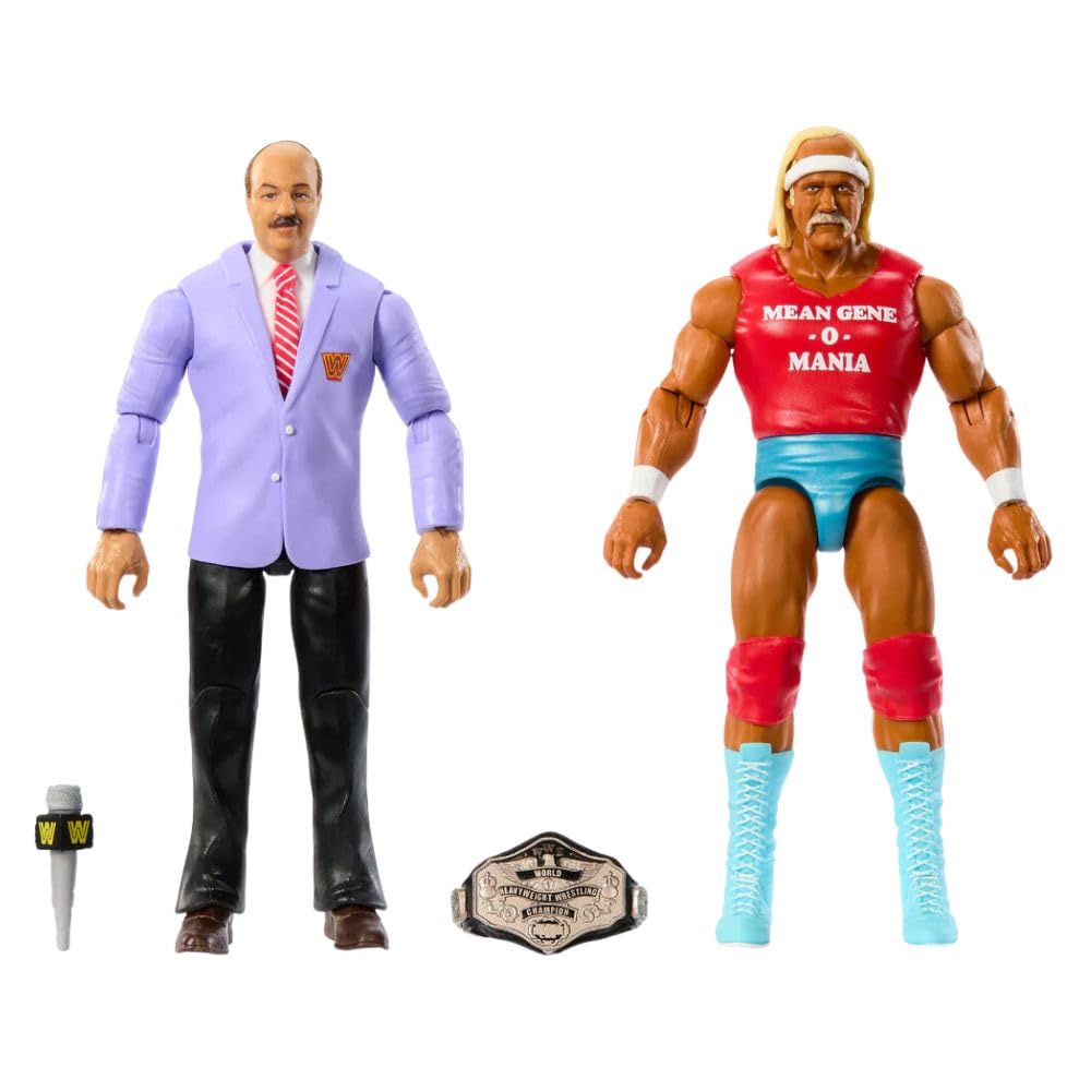 WWE Mattel Main Event Showdown Hulk Hogan and Mean Gene 2-Pack