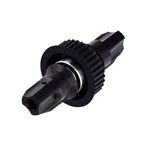XYgdhqpt 1Pc Brush Roll Center Gear Wheel,Black Wear-Resistant Plastic