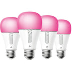 Kasa Smart Light Bulbs, 1000 Lumens High Brightness, 16M Color Changing, Dimmable Smart WiFi Light Bulb, Compatible with Alexa and Google Home, A19, 2.4GHz Wi-Fi only, No Hub Required, KL135(4-Pack)