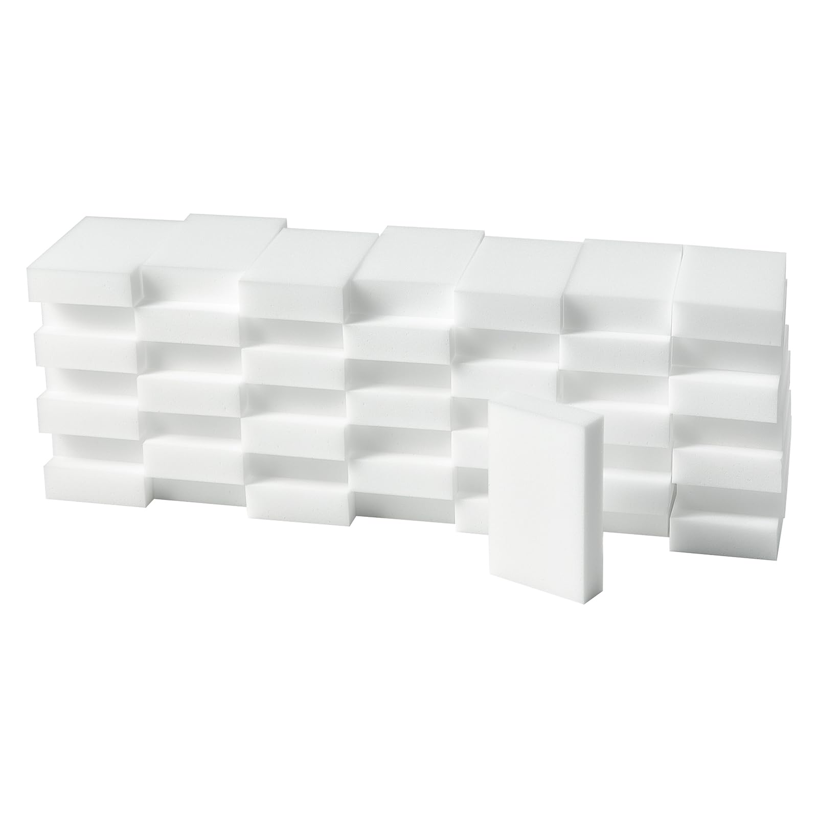 Melamine Sponge,150PCS Magic Sponges Eraser,Melamine Foam Eraser Cleaner for Kitchen,Bathroom,Bathtub, Floor, Baseboard,Wall,Furniture (150PCS, 3.93x2.36x0.79in)