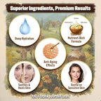 Whipped Beef Tallow & Honey Balm | Grass-Fed, Grass-Finished Organic Tallow Face Moisturizer, Body Lotion & Lip Balm | Unscented Multi-Purpose Balm | 4.23oz (1)