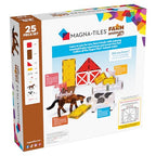 MAGNA-TILES Farm Animals 25-Piece Magnetic Construction Set, The ORIGINAL Magnetic Building Brand