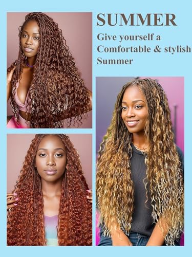 Chocolate Brown Braiding Hair Water Wave 100g 20 Inch Color 4 Bulk Hair for Braiding Deep Wave Bundles 12A Brazilian Virgin Curly Extensions for Boho Braids Wet and Wavy