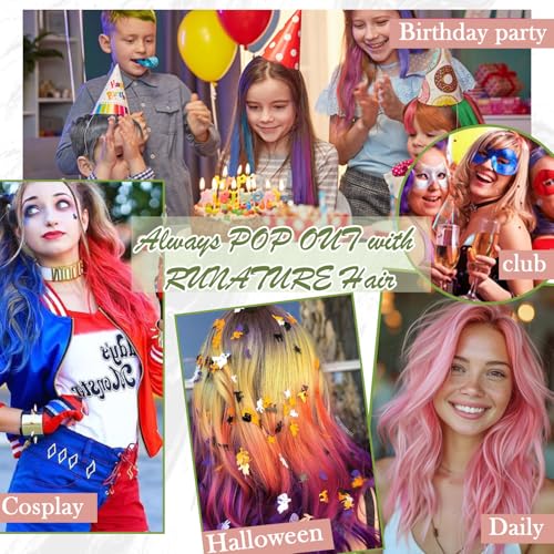 RUNATURE Seamless Tape in Hair Extensions Human Hair 22 Inch 25g 10pcs Hot Pink Hair Extensions Tape Ins Skin Weft Invisible Tape in Real Hair Extensions for Women Full Ends Natural Remy Hair