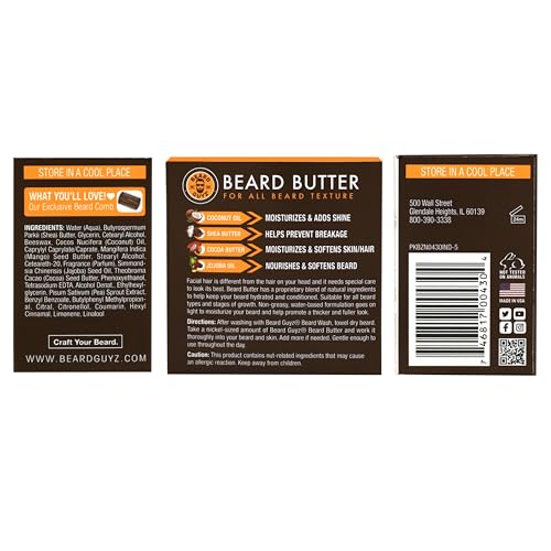 Beard Guyz Beard Butter - for Your Dry Beard (4 oz)