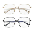 Dollger Blue Light Blocking Glasses women Anti Glare UV Filter Computer Gaming Glasses Retro matal square Eyeglasses Frame BLACK And Gold