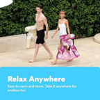 SLOOSH Inflatable Pool Floats Adult,2 Packs Floating Lounge Chairs,Blow up Pool Noodles for Adult Heavy Duty,Floating Chair for Party Summer Water Beach Lake Fun