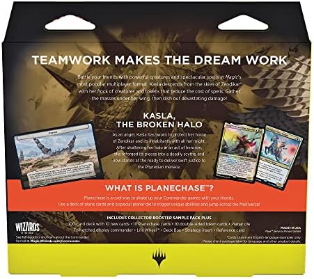 Magic: The Gathering March of the Machine Commander Deck - Divine Convocation (100-Card Deck, 10 Planechase cards, Collector Booster Sample Pack + Accessories)