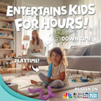 BUNMO Pop Tubes - Sensory Toys - Toddler Toys - Imaginative Play & Stimulating Creative Learning - Hours of Fun for Kids - Tons of Ways to Play - Non-Mouthable Toy 3+ - 30 Pack Large