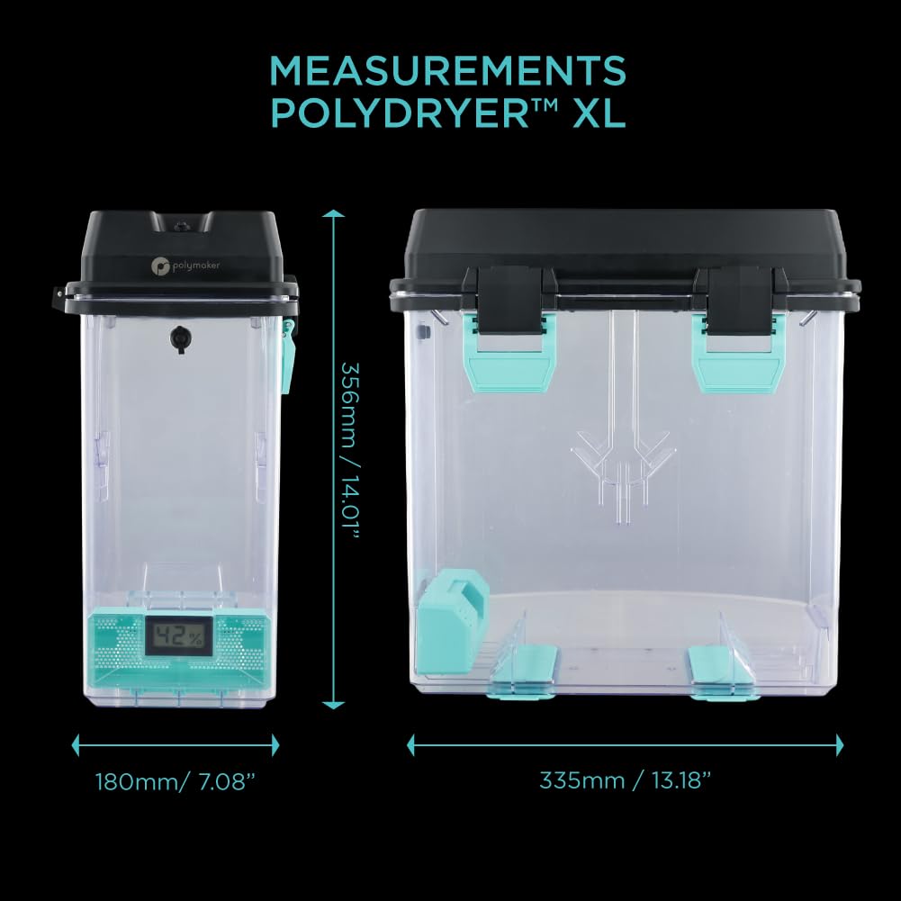 Polymaker Polydryer Filament Storage Box XL 1-Pack, Up to 3kg Spool