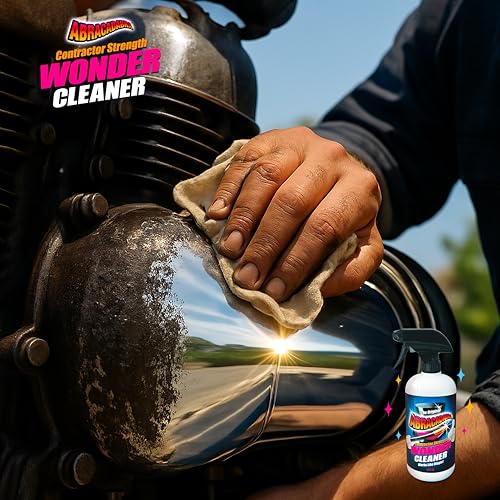Abracadabra® Contractor Strength Wonder Cleaner - As Seen on TV - 16 fl oz - Gunk & Build up Remover - Removes Tar, Adhesives, Gum, Stickers, Sap, Oils & More on Most Surfaces - Better Stronger Faster