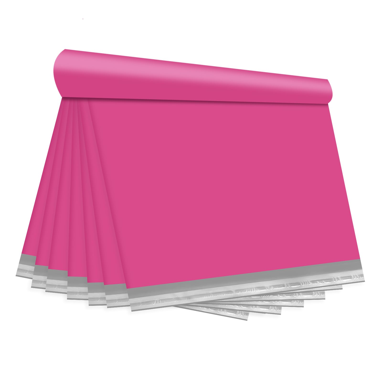 Pink Poly Mailers 14.5x19 100 Pcs, Cute Waterproof Shipping Bags with Self-Seal Adhesive, Durable Tear-Resistant Shipping Envelopes for Clothing