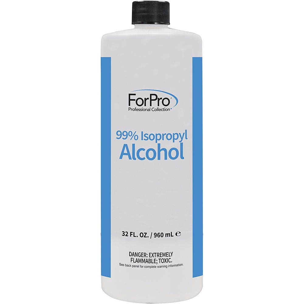 ForPro Professional Collection 99% Isopropyl Alcohol (IPA), Pure & Unadulterated Concentrated Alcohol, 1 Gallon, 32 Fl Oz (Pack of 4)