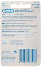 Oral-B Mint Essential Floss | Waxed Dental Floss (Pack of 6)