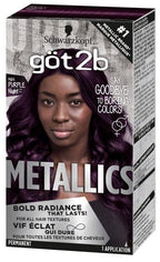 Got2b Metallics Permanent Hair Color, M64 Purple Night Charcoal