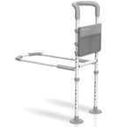 Agrish Bed Rails for Elderly Adults Safety, Bed Rails for Seniors Supports 350lbs with Motion Lights & Storage Pouch, Adjustable Bed Cane with Non-Slip Grip, Stable Bed Assist Rails for Seniors