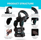 Z1 K6 Hinged Unloader Metal Knee Brace for Men and Women - Knee Support for ACL, MCL, LCL, PCL, Sport Injuries, Mild Osteoarthritis, Meniscus Tears - Ideal for Running & Daily Activities (S12)
