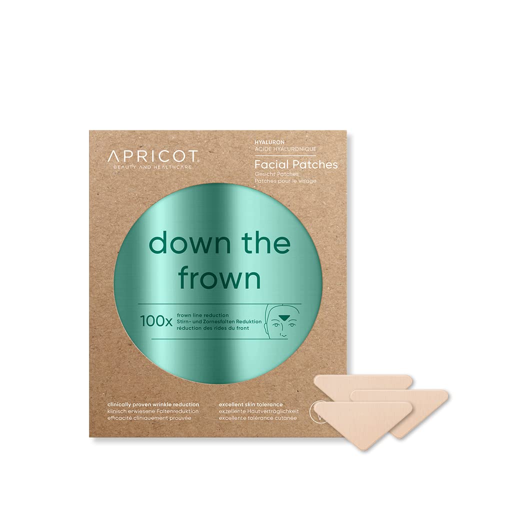 APRICOT® Facial Patches with Hyaluron "down the frown" (Beige)