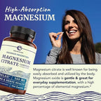 Magnesium Lotion and Magnesium Citrate Supplement | Full Body Magnesium Support for Body and Mind with 8 Fl Oz Topical Magnesium Plus 2 Month Supply Magnesium Complex Pills