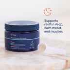 Trace Minerals Magnesium Glycinate Powder - Daily Magnesium Powder for Sleep Support - Calming Bedtime Drink - Natural & Gentle - Mixed Berry Lemonade - 180g (60 Servings)