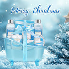 Bath and Body Gift Set for Women, Body & Earth Ocean Gift Basket, 7 Pcs Bath Sets for Women Gift with Bubble Bath, Body Lotion, Scented Candle, Spa Kit for Women, Christmas Gifts for Mom