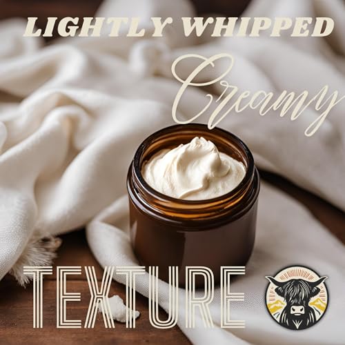 Handmade Grass-Fed & Finished Organic Tallow Cream | Face & Body Moisturizer | Backwood Wilds (Pine, Fir Needle, Frankincense & Rosemary Essential Oils) | For Sensitive, Dry & Irritated Skin (4 Fl Oz)(B1)