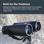 Celestron - Outland X 8x42 Binoculars – Ideal for Birding and Outdoors – 42mm Objective Lenses – Wide 7° Field of View – BaK-4 Prisms – Multi-Coated – Waterproof and Fogproof