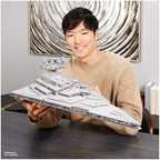 4D Build, Star Wars Deluxe Imperial Star Destroyer 3D Model Kit, Fantasy Collectible, Adult Puzzle, for Ages 12 & Up