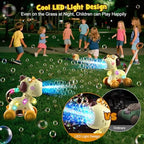 Automatic Bubble Machine for Toddlers: Portable Dog Bubble Maker Blower Toys for 3 4 5 6 Year Old Boy Girl Kids Outdoor Toys for Easter Party Birthday