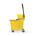SPARTA 35 Qt Mop Bucket System with Wringer and Insert, Yellow