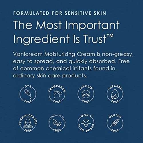 Vanicream Moisturizing Skin Cream for Sensitive Skin with Pump Dispenser - 16 oz, Pack of 2