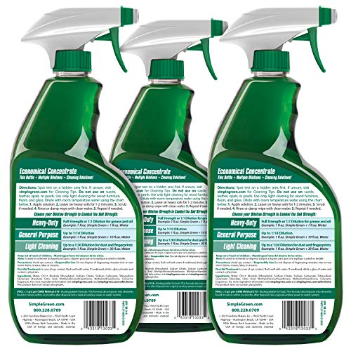 Simple Green AllPurpose Cleaner,32 Fl Oz,Original,(Pack of 6)