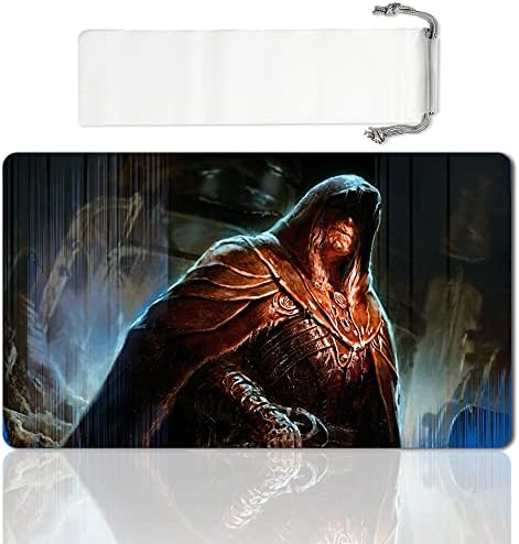 Board Game MTG Playmat Games Size 60X35 cm CCG Compatible for MTG CCG RPG Trading Card Game (Lazav,-Dimir-Mastermind)