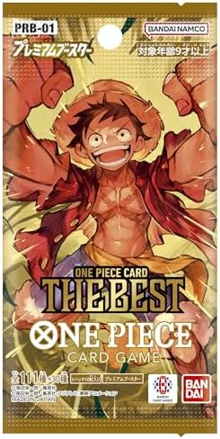 BANDAI ONE Piece Card Game Premium Booster ONE Piece Card The Best [PRB-01] (Box) 10 Pack