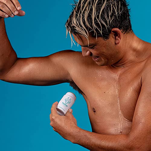 Hume Supernatural Aluminum Free Deodorant for Women & Men - Safe for Sensitive Skin - Probiotic, Plant-Based, Baking Soda Free, Aloe, & Cactus Flower, Anti Sweat, Stain & Odor - After Rain, 3-Pack