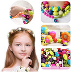 GILI Pop Beads - Jewelry Making Kit for 3 4 5 6 7 8 Year Old Little Girls - Arts and Crafts Toys for Kids Age 4yr-8yr - Necklace Bracelet Creativity Snap Set Top Best Christmas Birthday Gifts (500pcs)